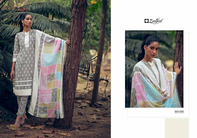 Mashq By Zulfat 001-010 Printed Cotton Dress Material Catalog
